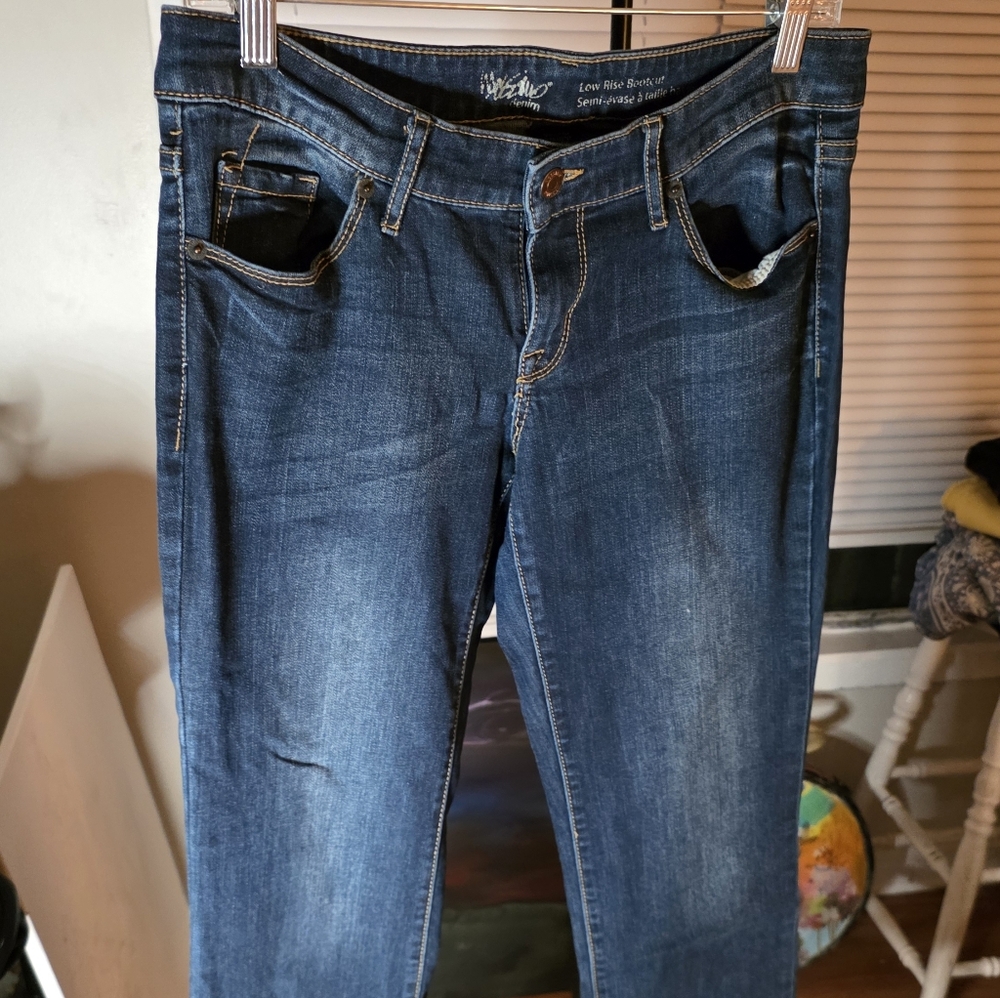 Mossimo Supply Co. Dark Blue Denim Jeans